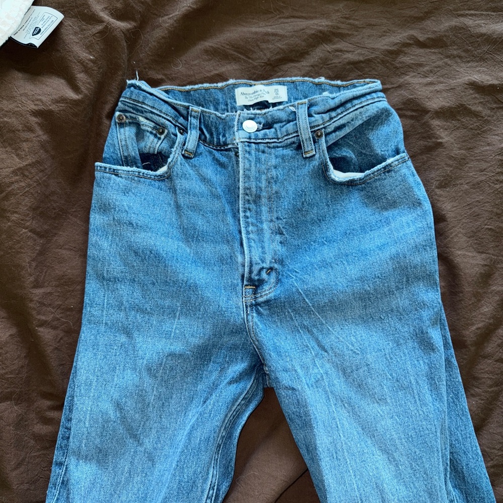 Abercrombie & Fitch Light Blue Straight Jeans